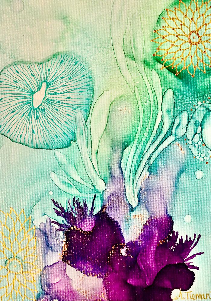 Emerald Waters art print by Amy Tieman for $57.95 CAD