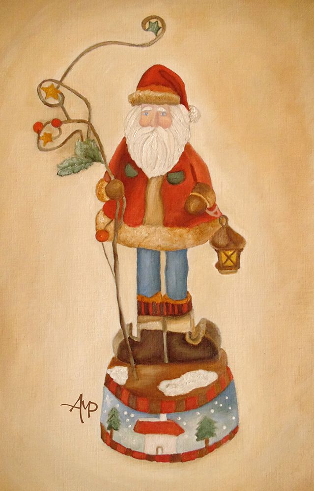 Santa Is Coming art print by Angeles M. Pomata for $57.95 CAD