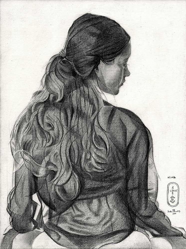 Nina 09 08 23 art print by Corne Akkers for $57.95 CAD