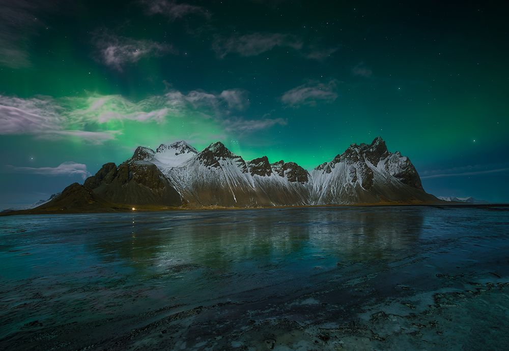 Green night 2 7S1768 art print by joanaduenas for $57.95 CAD