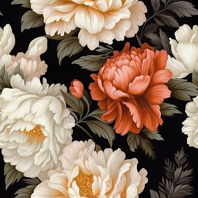 Wall Mural Bold Flower 2 art print by Bilge Paksoylu for $57.95 CAD