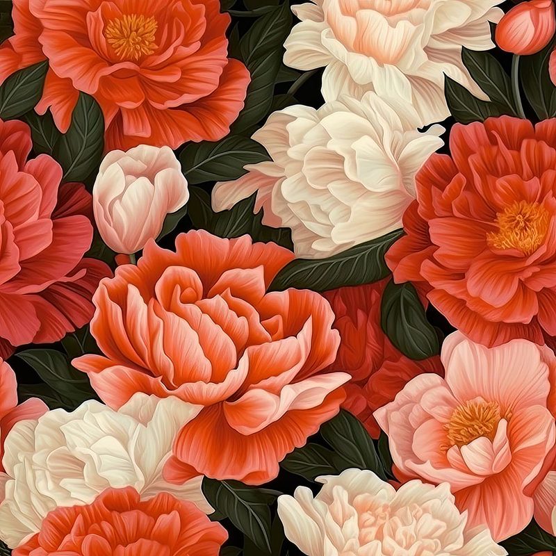 Wall Mural Bold Flower 1 art print by Bilge Paksoylu for $57.95 CAD