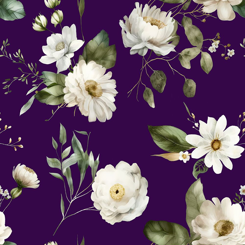 Wall Mural Wh 1 4096 Dark Purple art print by Bilge Paksoylu for $57.95 CAD
