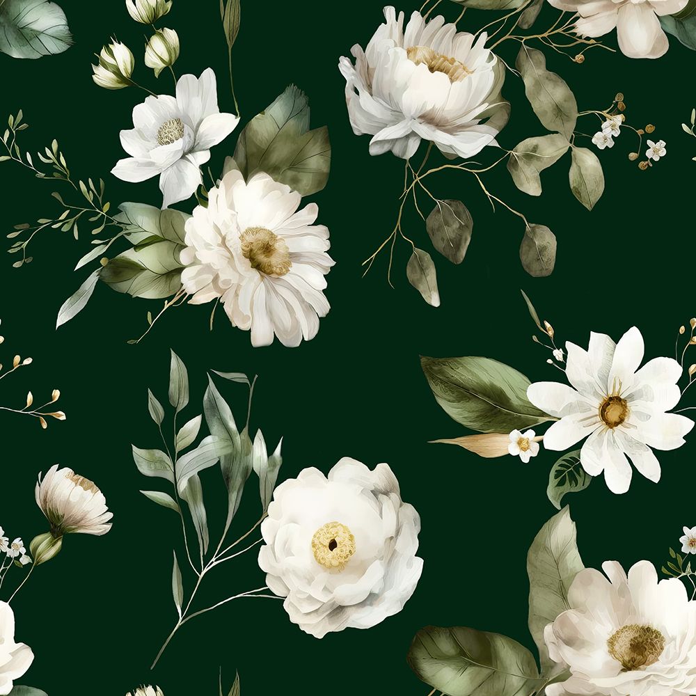 Wall Mural Wh 1 4096 Green art print by Bilge Paksoylu for $57.95 CAD