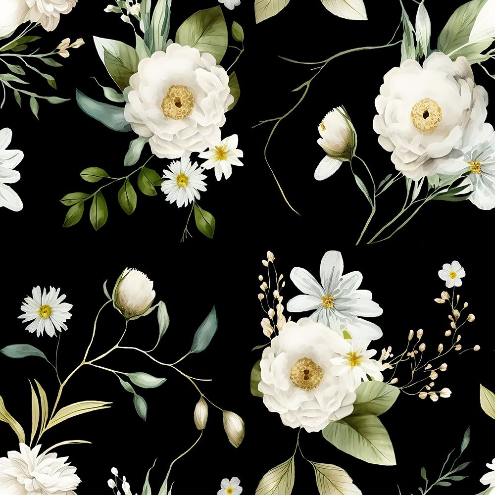 Wall Mural Wh 2 4096 Black art print by Bilge Paksoylu for $57.95 CAD