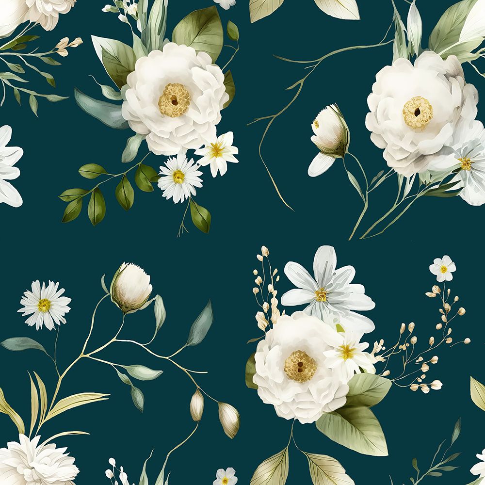 Wall Mural Wh 2 4096 Blue art print by Bilge Paksoylu for $57.95 CAD
