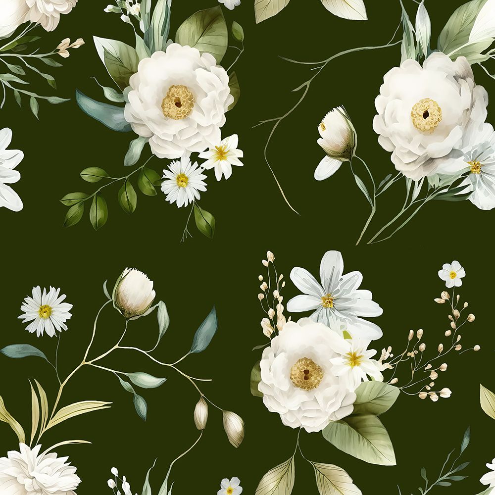 Wall Mural Wh 2 4096 Green art print by Bilge Paksoylu for $57.95 CAD