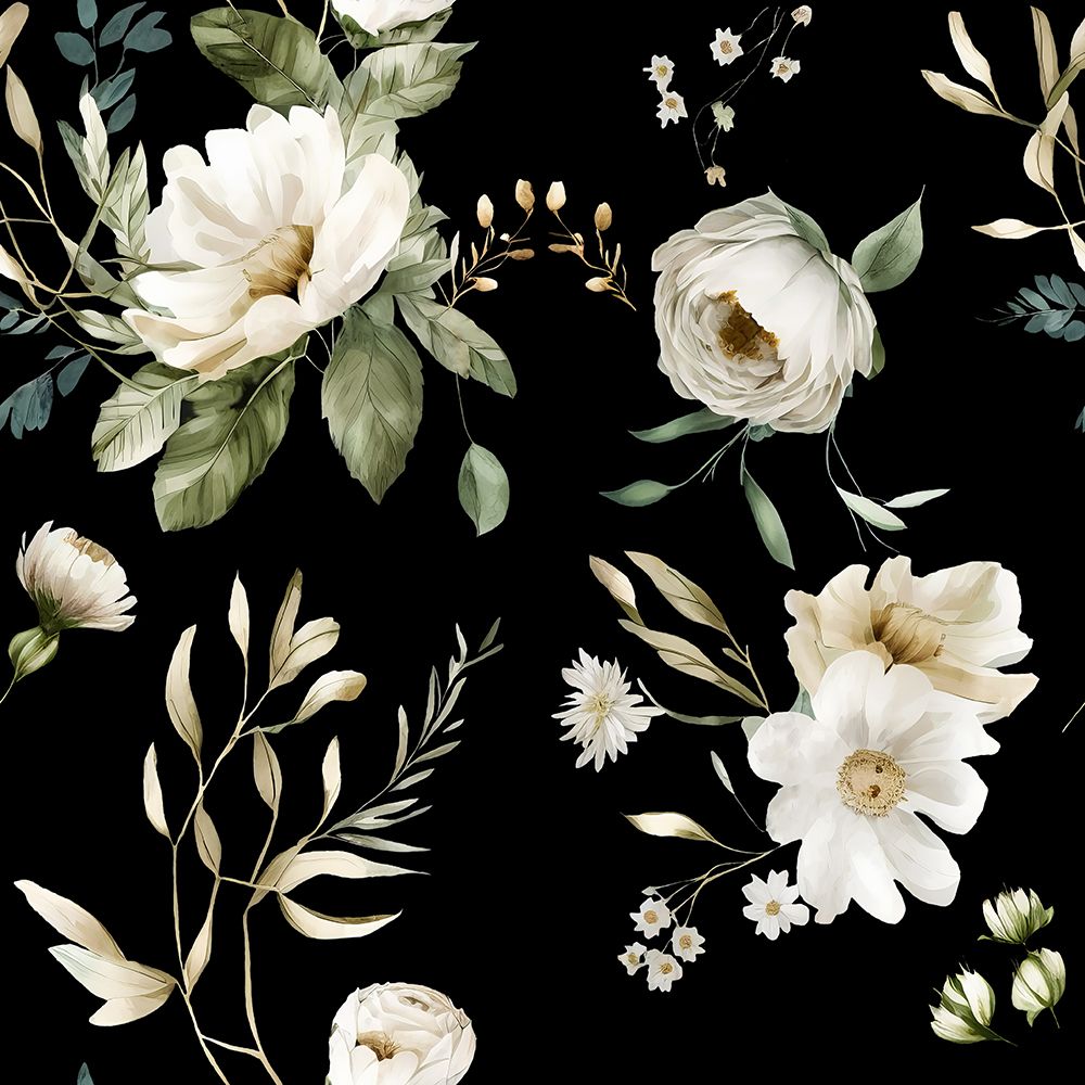 Wall Mural Wh 3 4096 Black art print by Bilge Paksoylu for $57.95 CAD