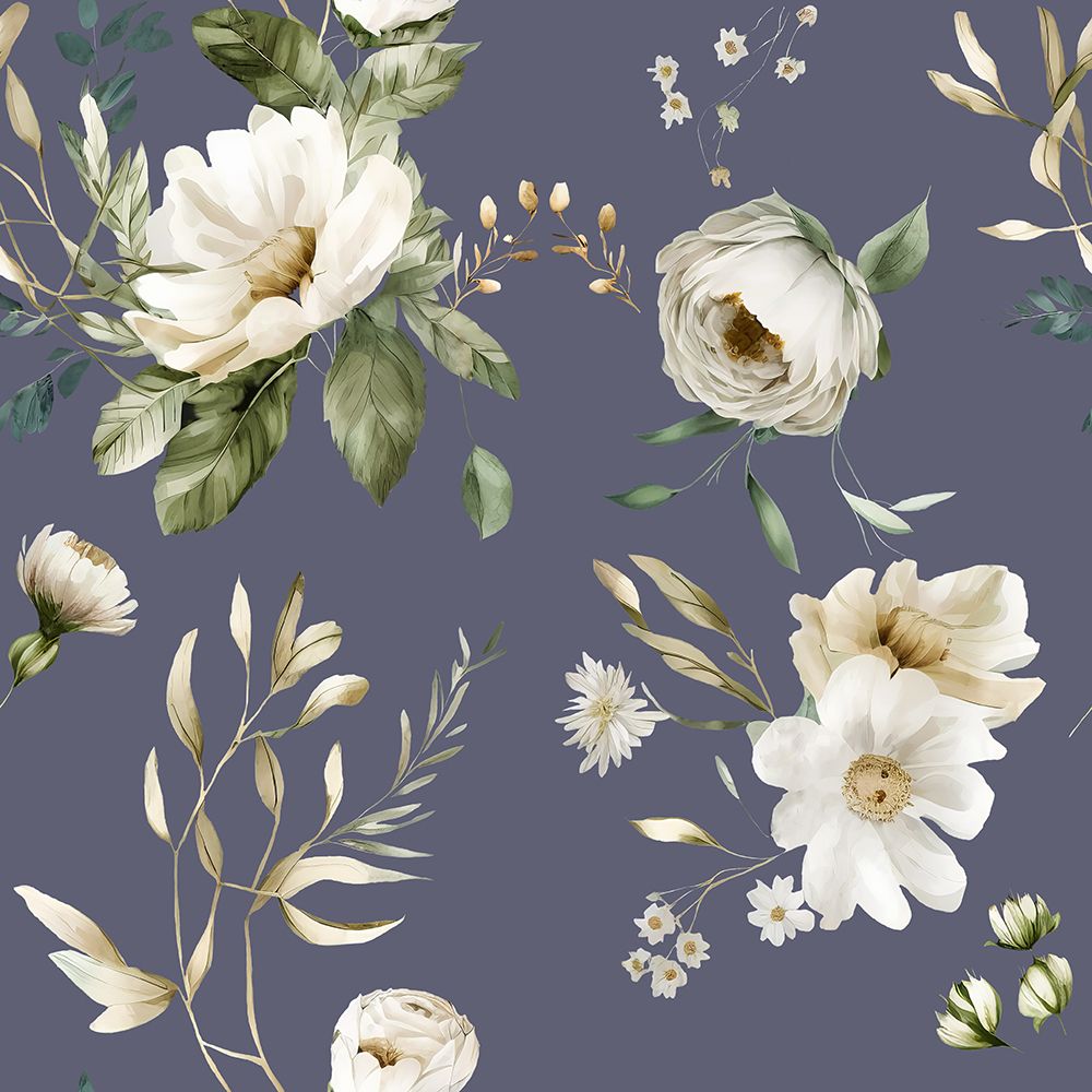 Wall Mural Wh 3 4096 Blue Grey art print by Bilge Paksoylu for $57.95 CAD