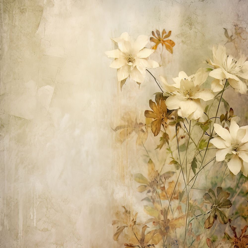 Fa Vintage Floral 48 art print by Bilge Paksoylu for $57.95 CAD
