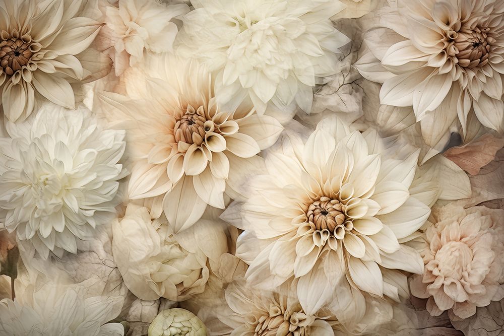 Fa Vintage Floral 84 art print by Bilge Paksoylu for $57.95 CAD