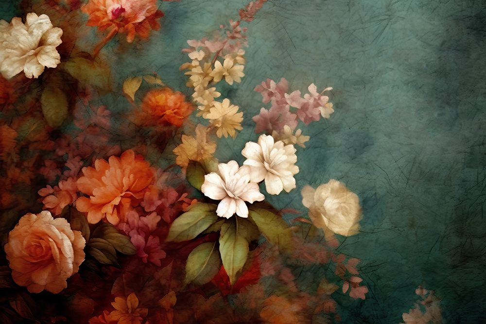 Fa Vintage Floral 10 art print by Bilge Paksoylu for $57.95 CAD