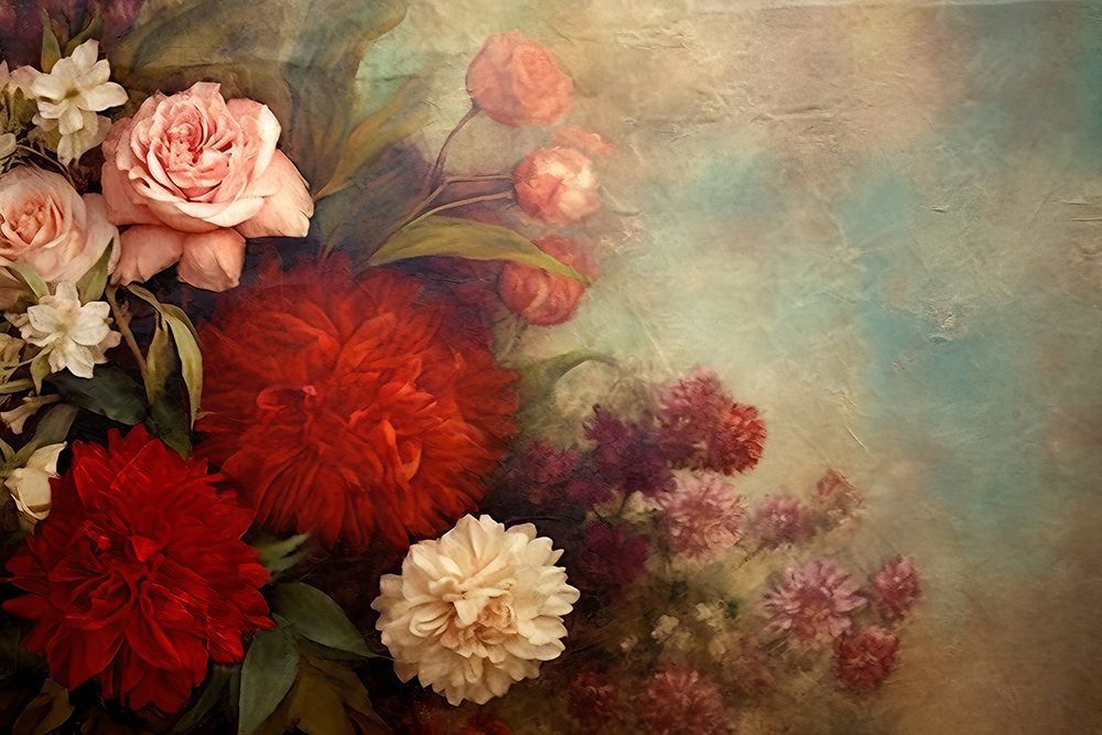 Fa Vintage Floral 12 art print by Bilge Paksoylu for $57.95 CAD