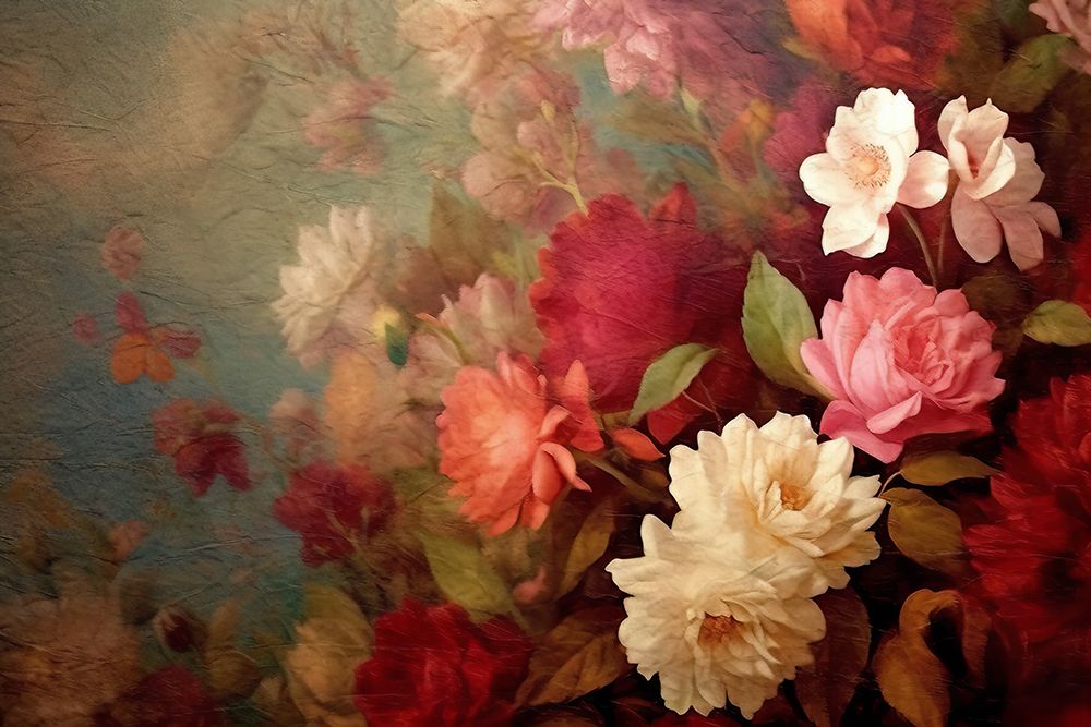 Fa Vintage Floral 13 art print by Bilge Paksoylu for $57.95 CAD