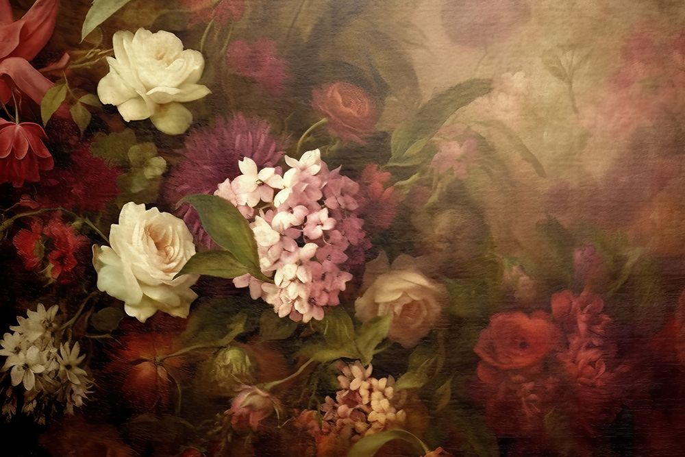 Fa Vintage Floral 23 art print by Bilge Paksoylu for $57.95 CAD