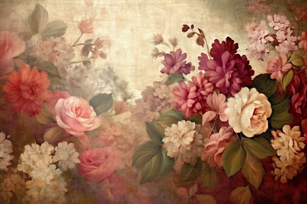 Fa Vintage Floral 27 art print by Bilge Paksoylu for $57.95 CAD