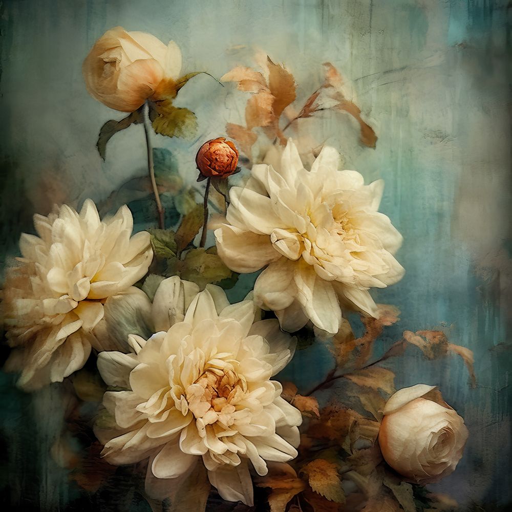 Fa Vintage Floral 53 art print by Bilge Paksoylu for $57.95 CAD