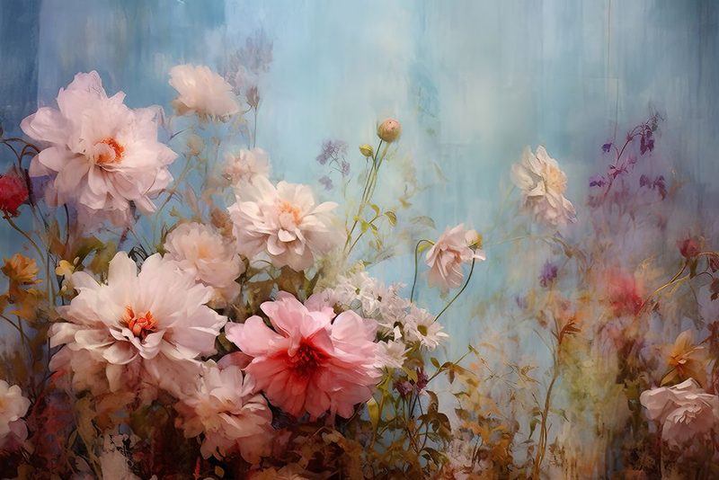 Fa Vintage Floral 65 art print by Bilge Paksoylu for $57.95 CAD