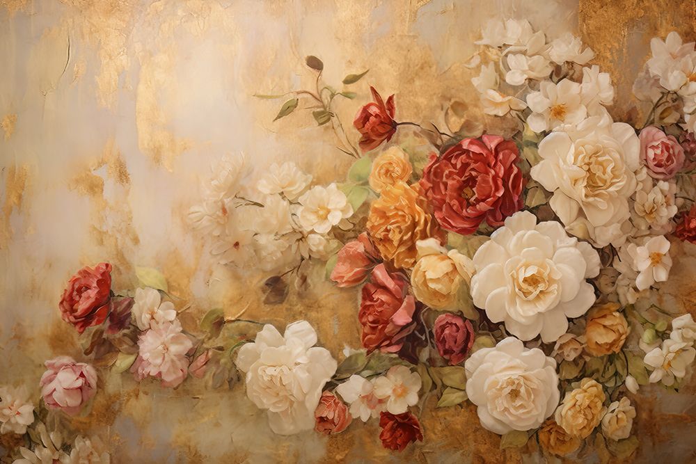 Fa Vintage Floral 77 art print by Bilge Paksoylu for $57.95 CAD