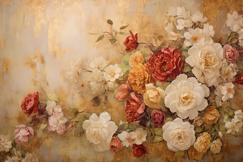 Fa Vintage Floral 77 art print by Bilge Paksoylu for $57.95 CAD