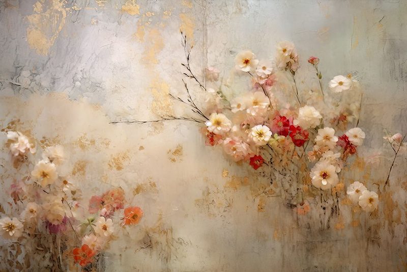 Fa Vintage Floral 78 art print by Bilge Paksoylu for $57.95 CAD