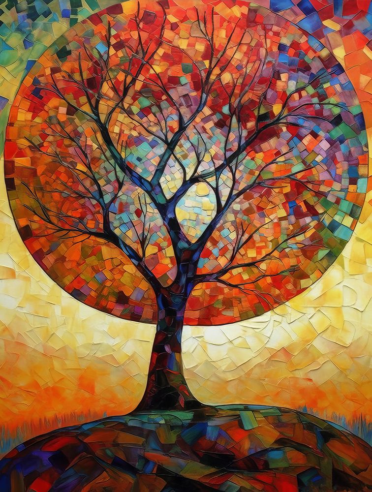 Tree Painting art print by Bilge Paksoylu for $57.95 CAD