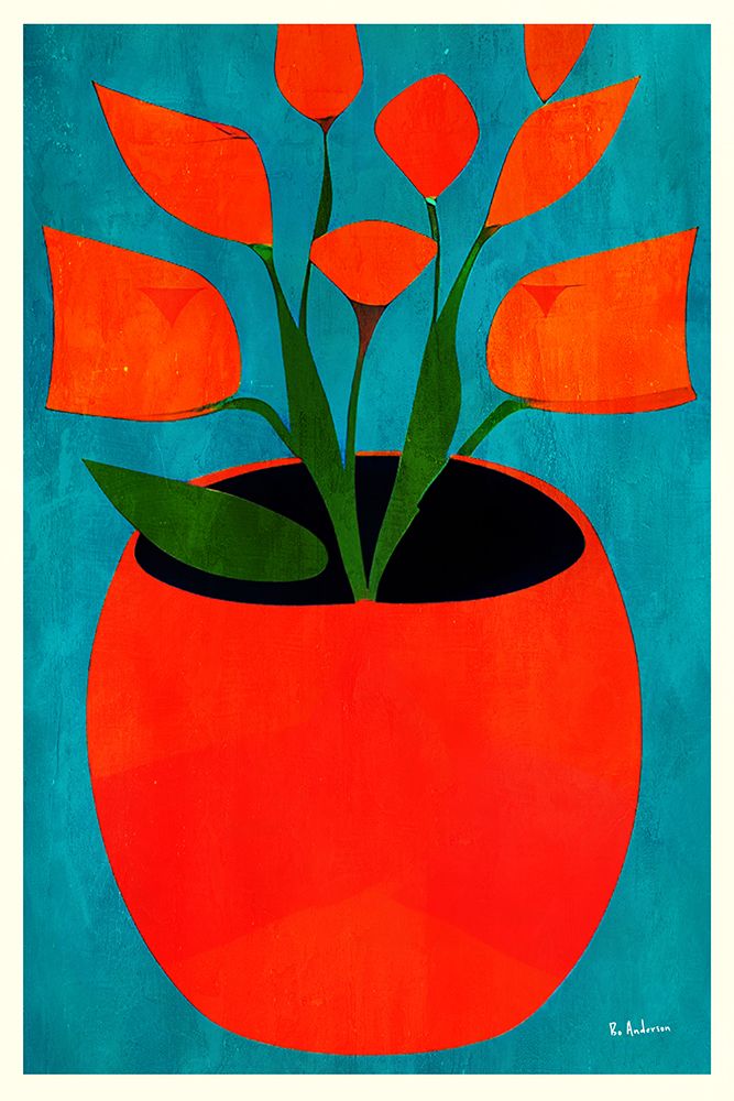 Red Blossoms art print by Bo Anderson for $57.95 CAD