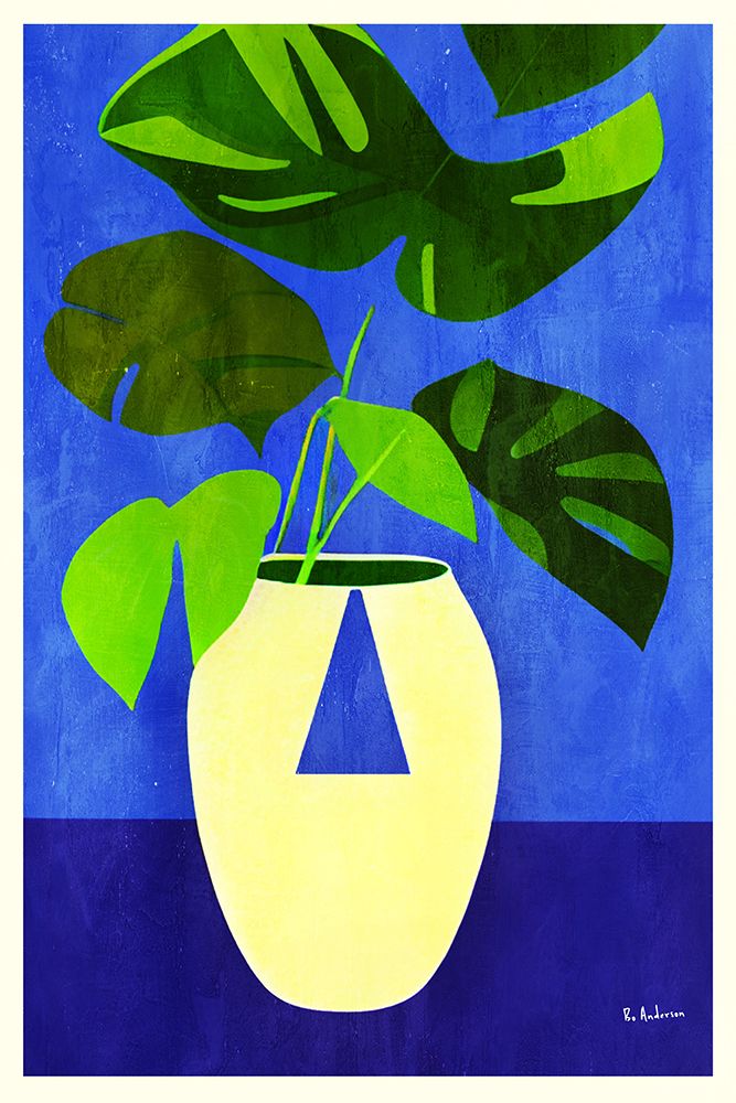 Wild Leafs At Night art print by Bo Anderson for $57.95 CAD