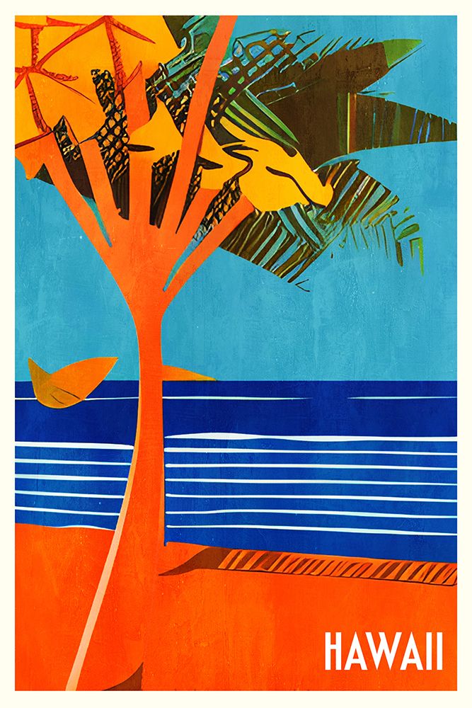 Hawaii, 1955 art print by Bo Anderson for $57.95 CAD