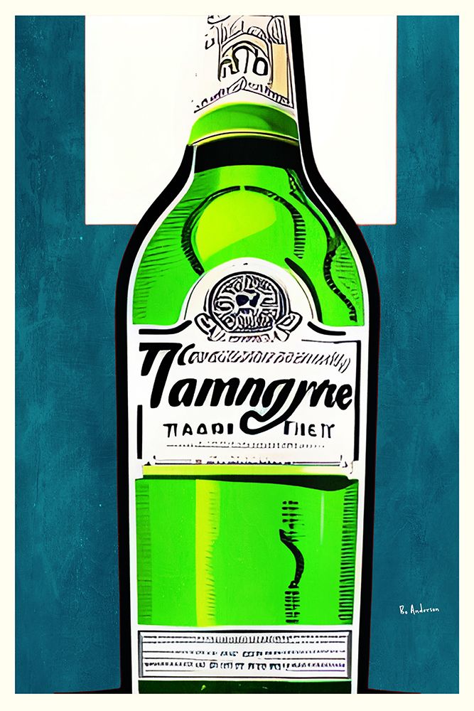 Vintage Gin A Some Tonic... art print by Bo Anderson for $57.95 CAD