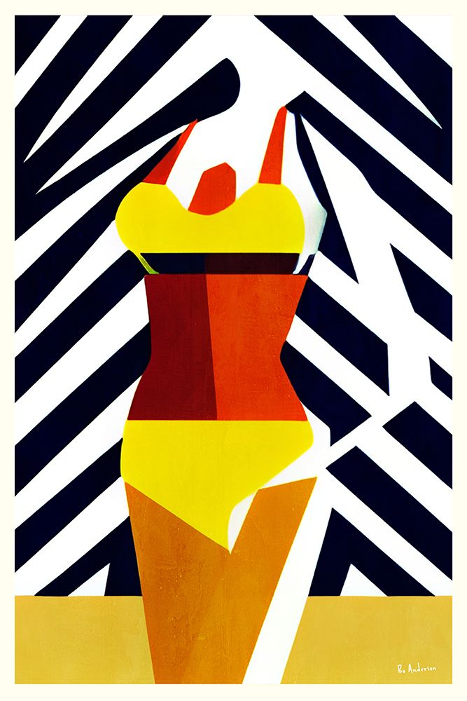 Bikini Sunshine Days art print by Bo Anderson for $57.95 CAD