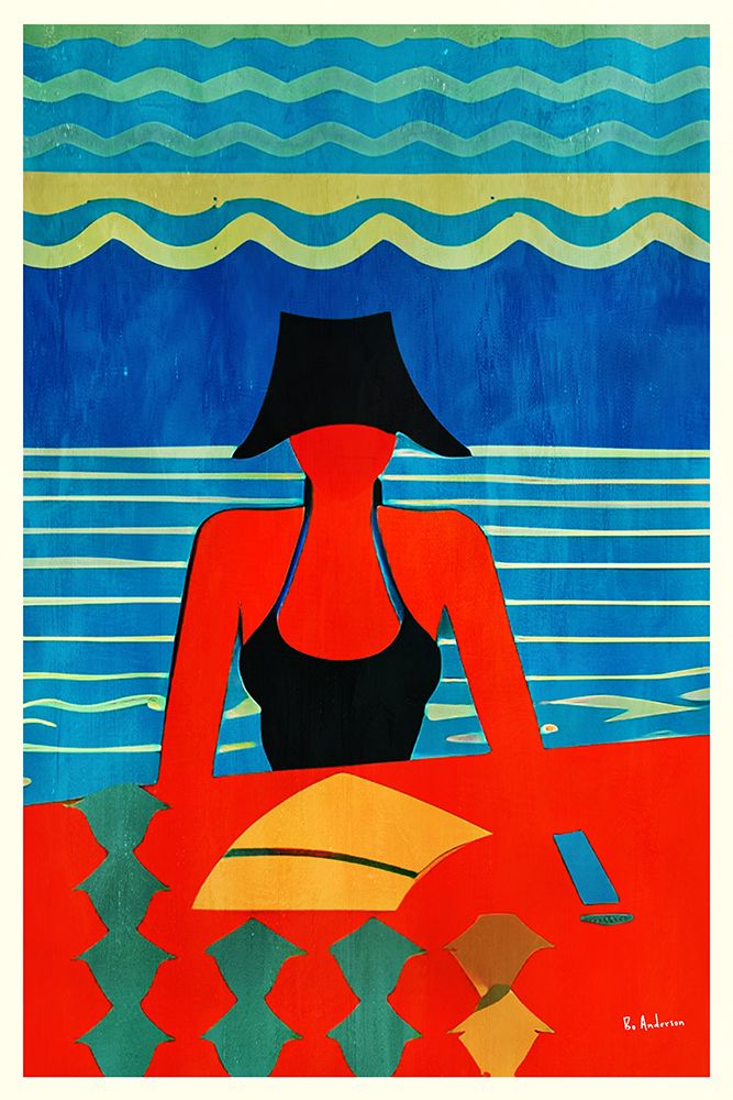 Reading, Swimming And You art print by Bo Anderson for $57.95 CAD