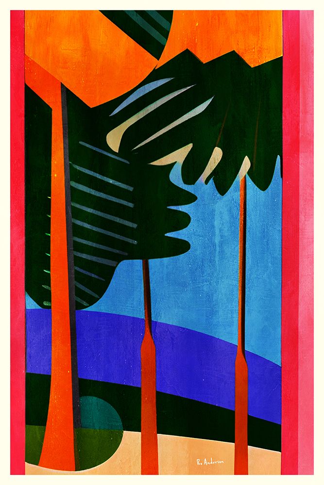 Vibrant Tropical Vista art print by Bo Anderson for $57.95 CAD