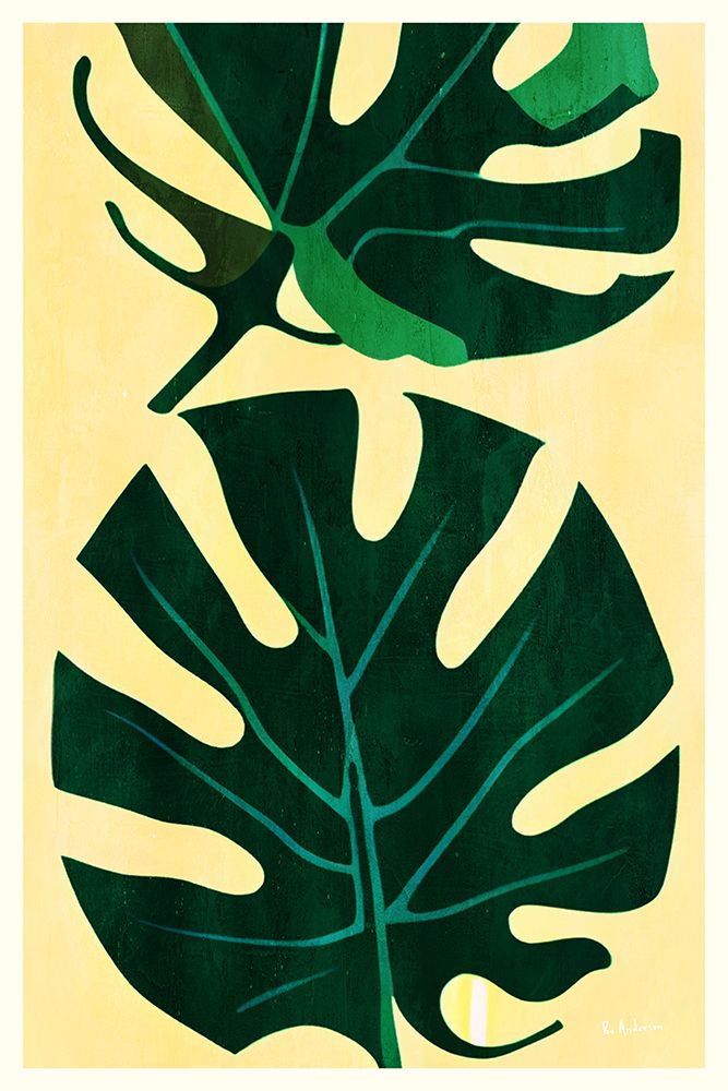 Deux Monsteras art print by Bo Anderson for $57.95 CAD
