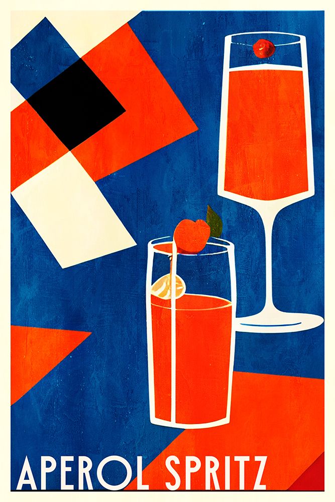 Aperol Spritz art print by Bo Anderson for $57.95 CAD
