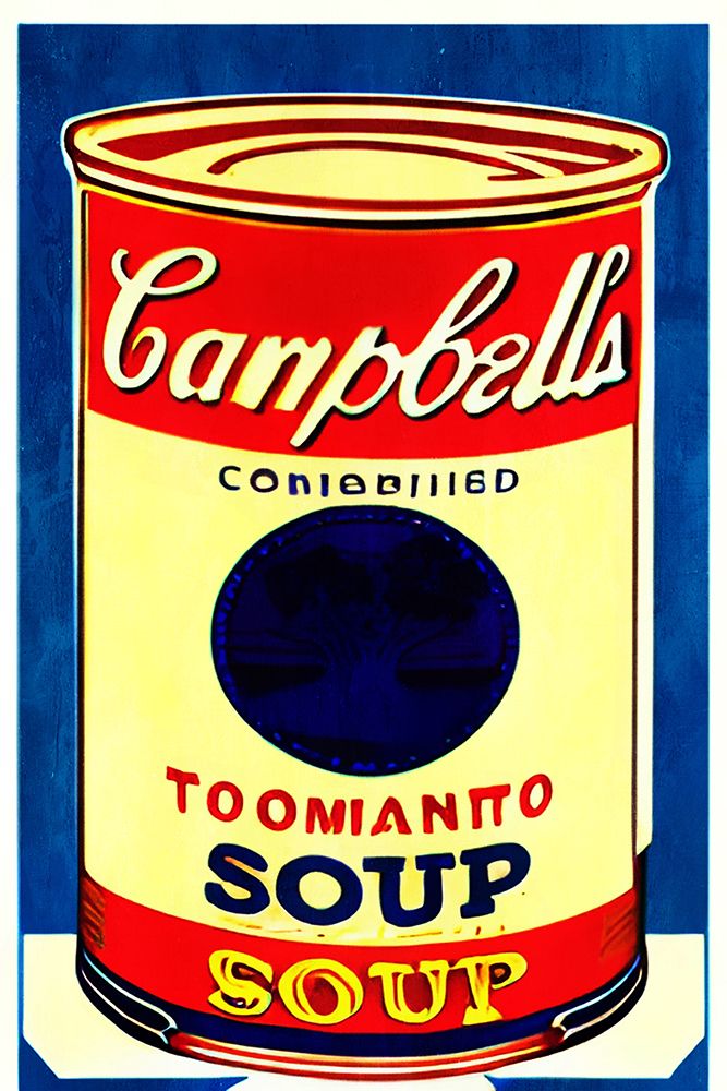 Bold Graphic Soup Can art print by Bo Anderson for $57.95 CAD