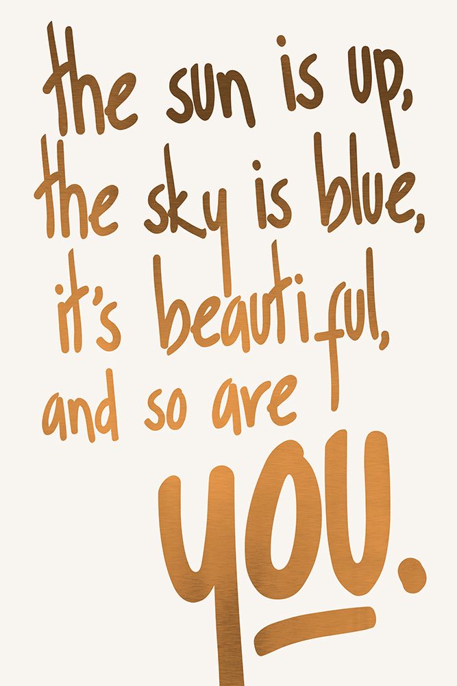 You Are Beautiful (Vers.1) art print by Kubistika for $57.95 CAD