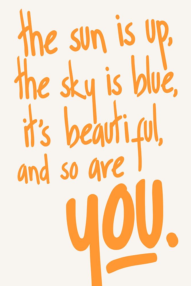 You Are Beautiful (Vers.2) art print by Kubistika for $57.95 CAD