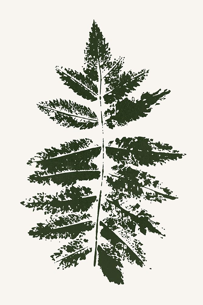 Oak Leaf Print (Green) art print by Kubistika for $57.95 CAD