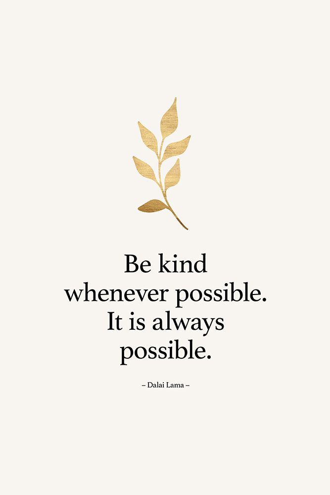 Always Be Kind art print by Kubistika for $57.95 CAD