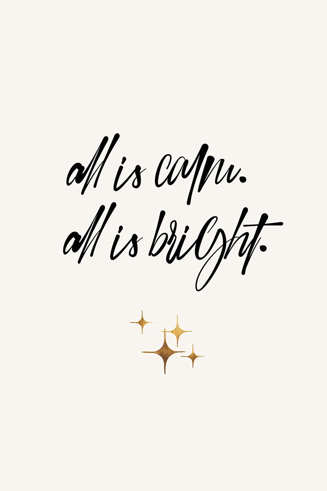 All Is Bright art print by Kubistika for $57.95 CAD