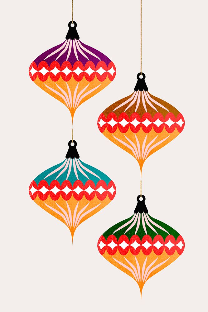 Christmas Balls (Vers.3) art print by Kubistika for $57.95 CAD