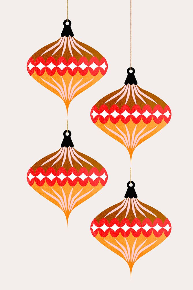 Christmas Balls (Vers.2) art print by Kubistika for $57.95 CAD