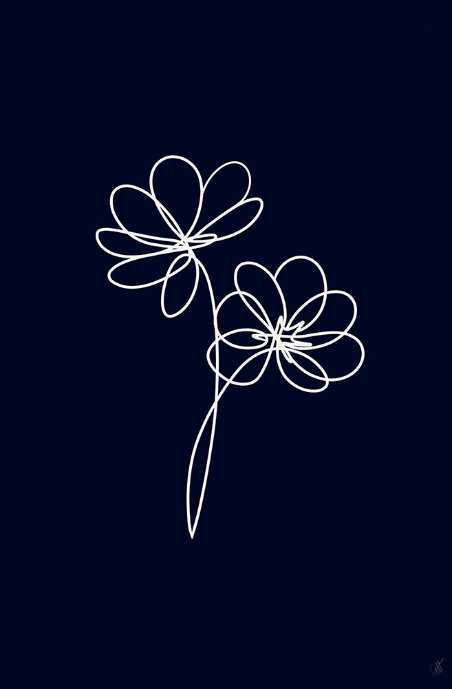 Line Art Flowers art print by Anne-Marie Volfova for $57.95 CAD
