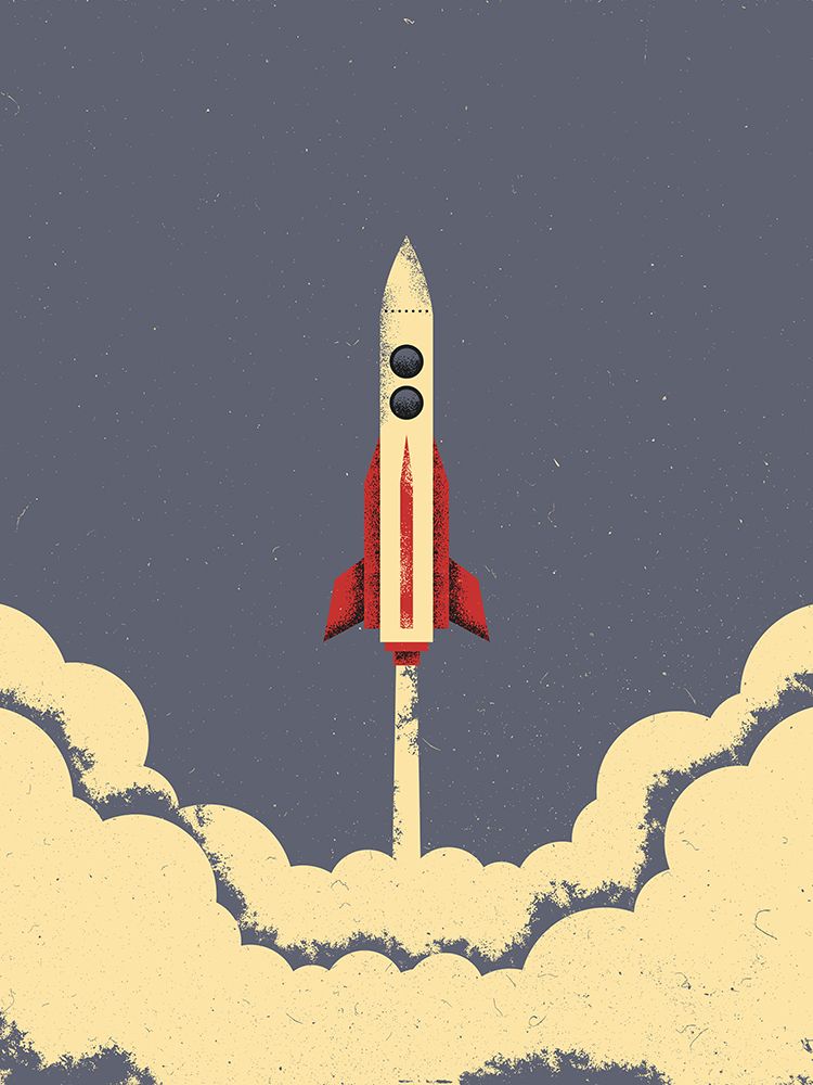 Rocket art print by Vision Grasp Art for $57.95 CAD