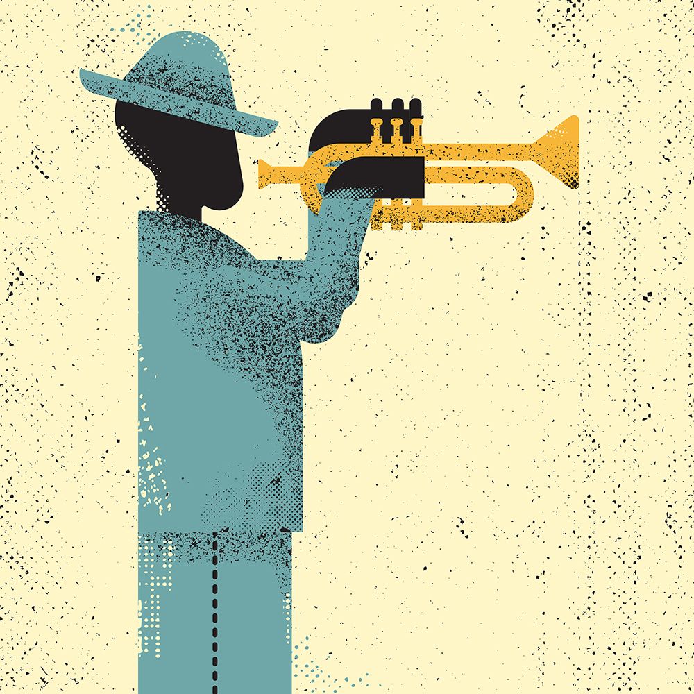 Jazz Musician art print by Vision Grasp Art for $57.95 CAD