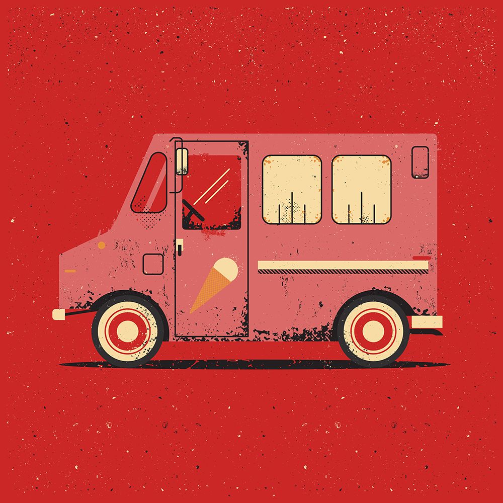 Ice Cream Truck art print by Vision Grasp Art for $57.95 CAD