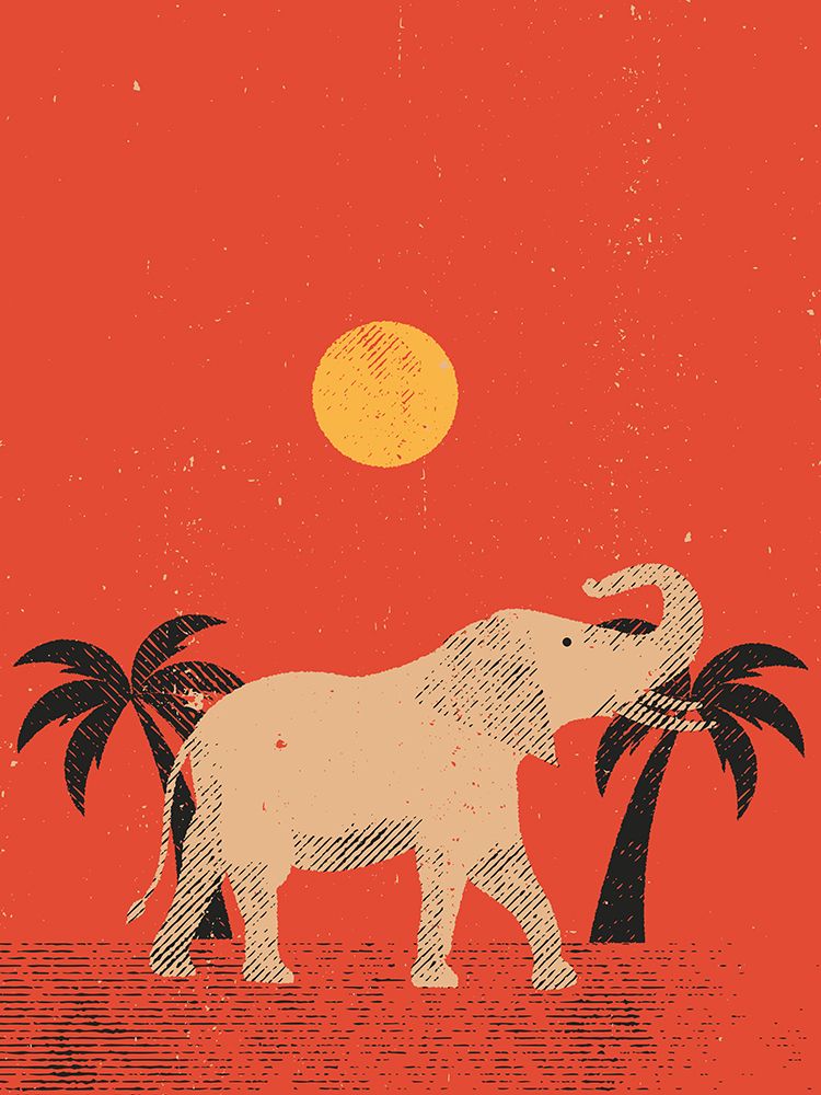 Elephant art print by Vision Grasp Art for $57.95 CAD