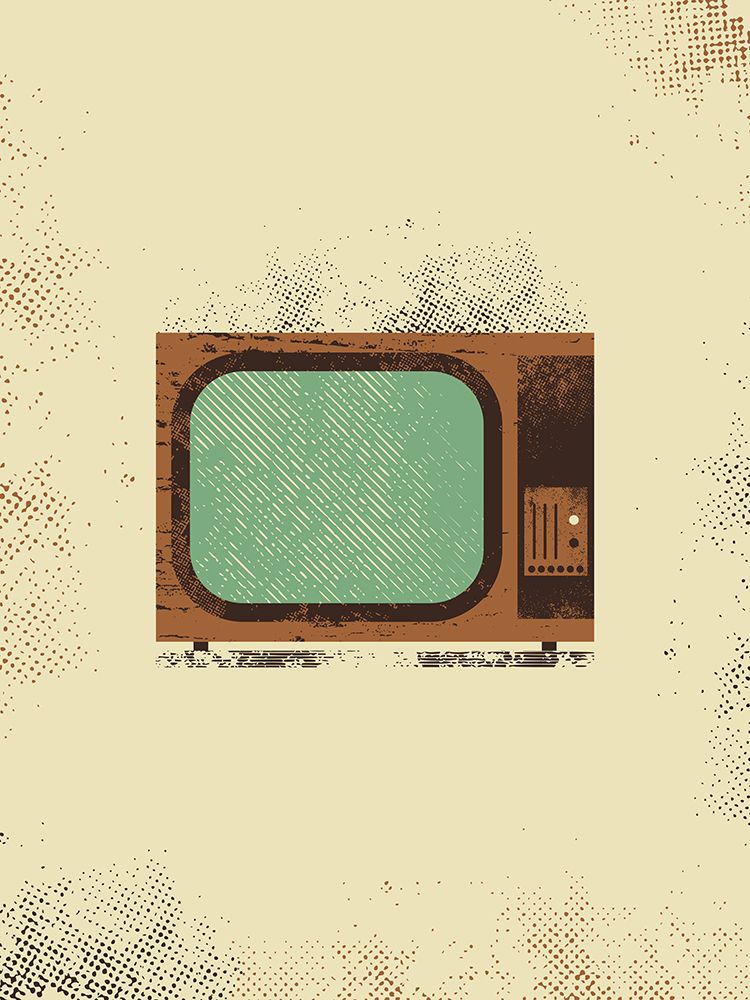 Vintage Tv art print by Vision Grasp Art for $57.95 CAD