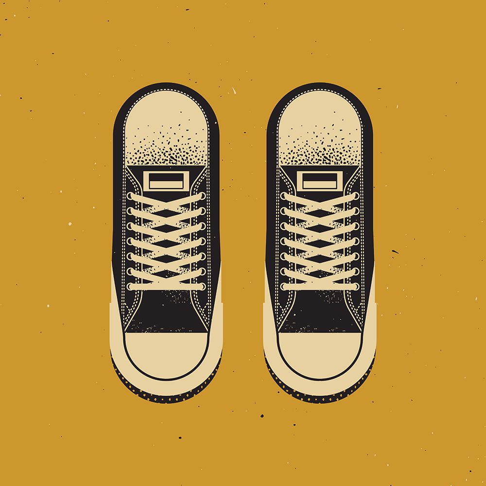 Black Chucks art print by Vision Grasp Art for $57.95 CAD